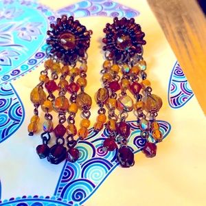 Sweet love pierced beaded earrings size OS